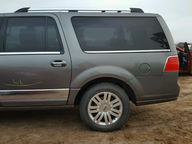 5LMJJ3J57CEL07582 - 2012 LINCOLN NAVIGATOR GRAY photo 9