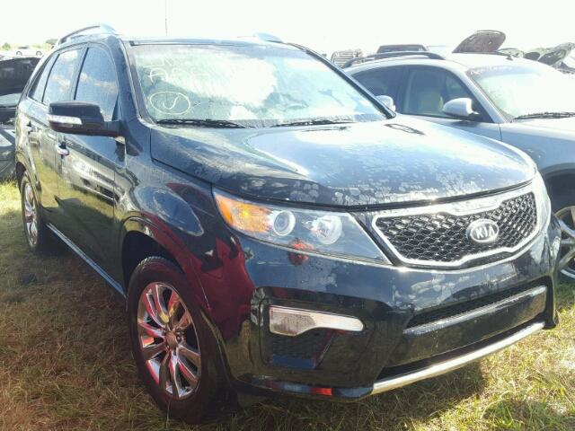 5XYKW4A29DG383242 - 2013 KIA SORENTO BLACK photo 1