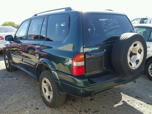 JS3TX92V224122555 - 2002 SUZUKI XL7 GREEN photo 3