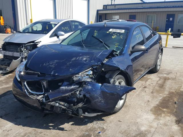 1G2ZG57B494168225 - 2009 PONTIAC G6 BLUE photo 2