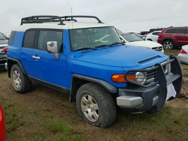 JTEBU11F970072505 - 2007 TOYOTA FJ CRUISER BLUE photo 1