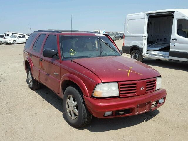 1GHDT13W412182512 - 2001 OLDSMOBILE BRAVADA RED photo 1