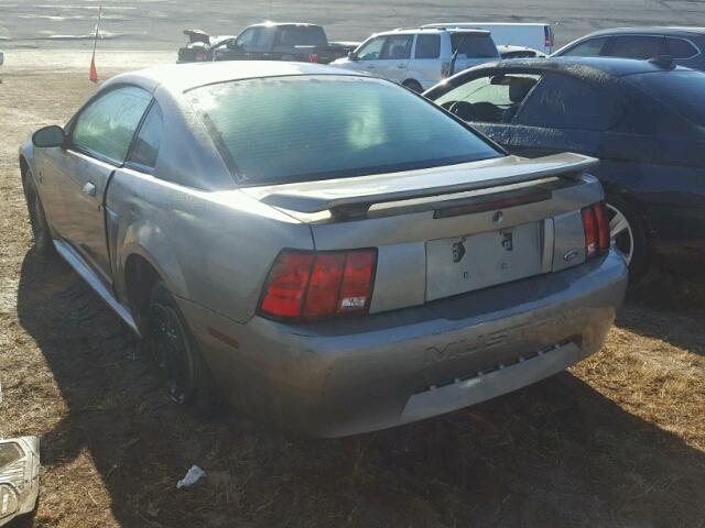 1FAFP40491F157563 - 2001 FORD MUSTANG GRAY photo 3