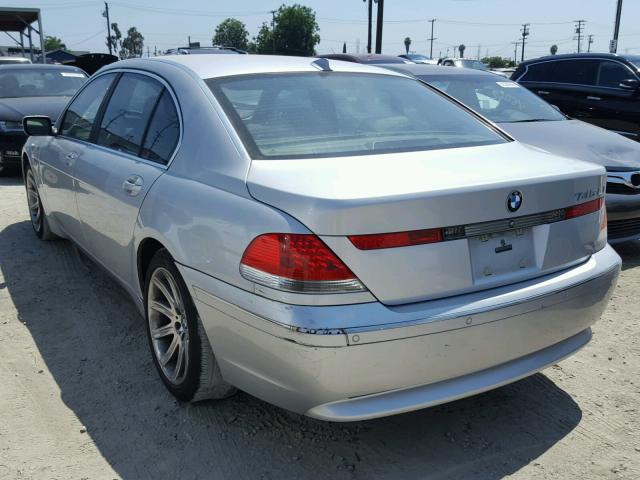 WBAGN63402DR05512 - 2002 BMW 745 LI SILVER photo 3