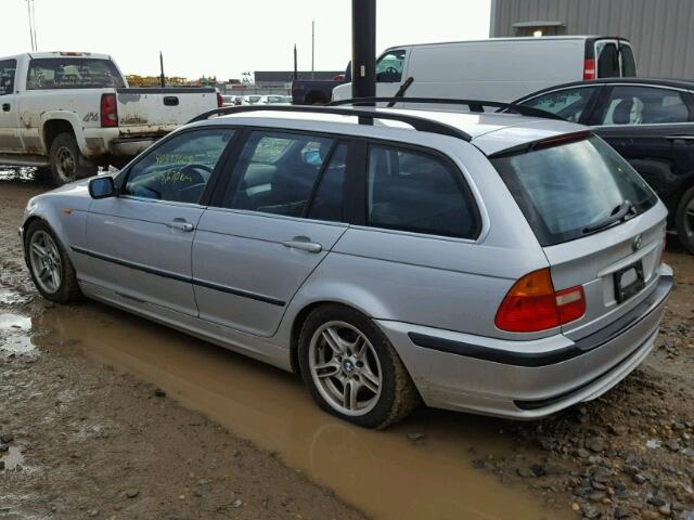 WBAEN33462EZ15204 - 2002 BMW 325 IT SILVER photo 3