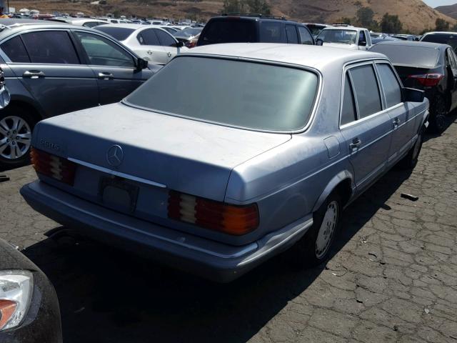 WDBCA39D2GA226593 - 1986 MERCEDES-BENZ 560 SEL BLUE photo 4