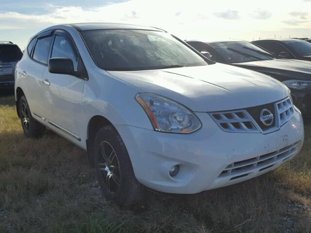 JN8AS5MTXCW286512 - 2012 NISSAN ROGUE S WHITE photo 1