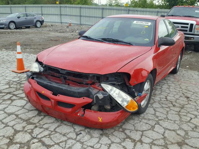 1G2NF52E94M609827 - 2004 PONTIAC GRAND AM S 红色 照片 2