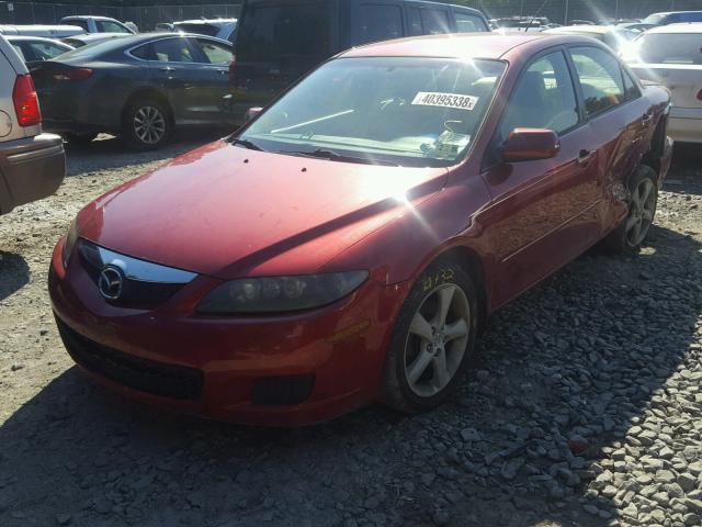 1YVHP80C665M48756 - 2006 MAZDA 6 I RED photo 2