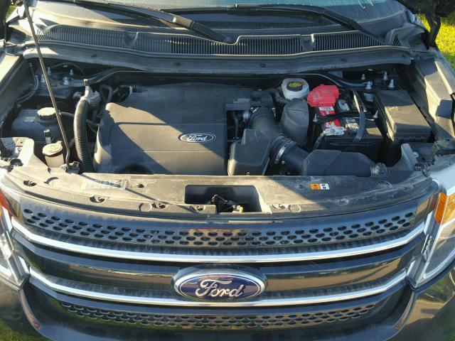 1FM5K7F84FGA40342 - 2015 FORD EXPLORER L BLACK photo 7