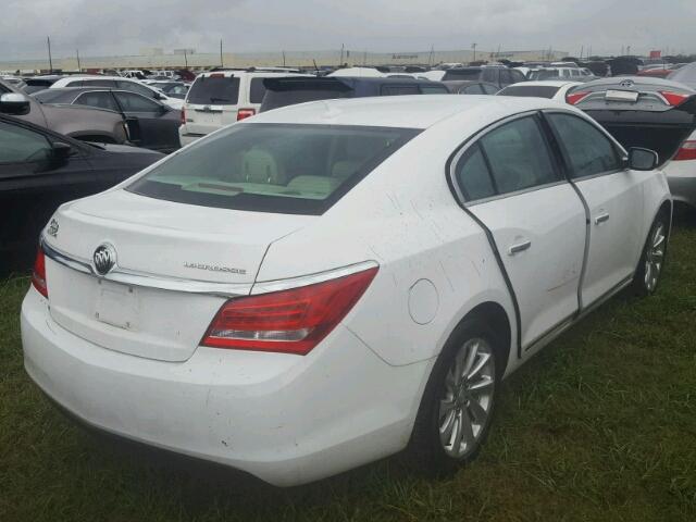 1G4GA5GR6EF218182 - 2014 BUICK LACROSSE WHITE photo 4