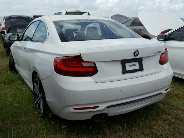 WBA1F5C56EV255413 - 2014 BMW 228 WHITE photo 3