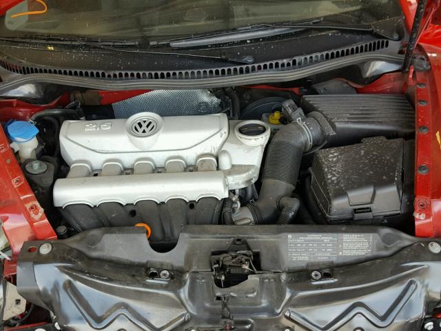 3VWRF31Y99M408936 - 2009 VOLKSWAGEN NEW BEETLE RED photo 7