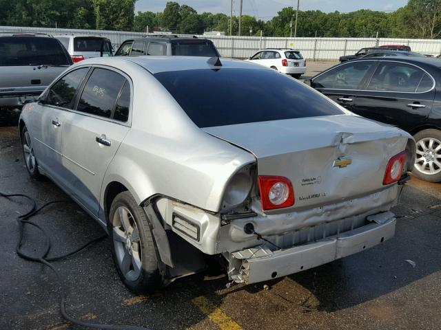 1G1ZC5E05CF123503 - 2012 CHEVROLET MALIBU 1LT SILVER photo 3