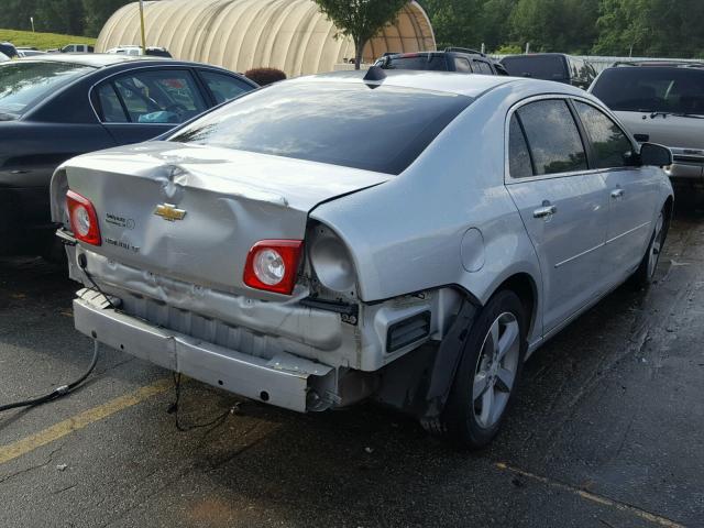 1G1ZC5E05CF123503 - 2012 CHEVROLET MALIBU 1LT SILVER photo 4