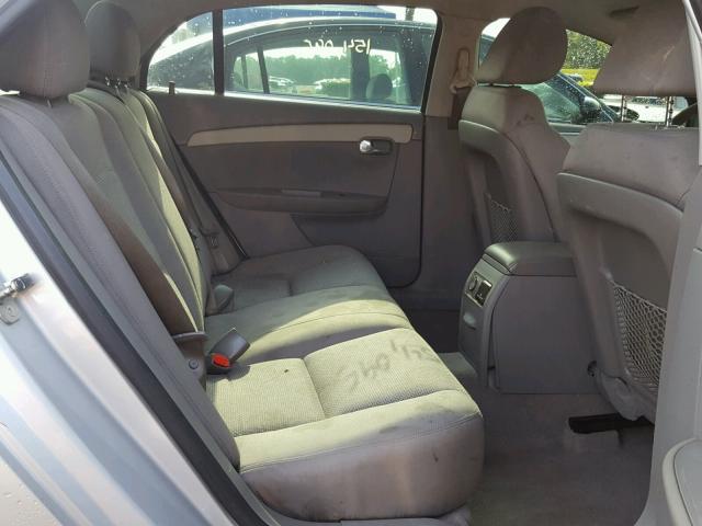 1G1ZC5E05CF123503 - 2012 CHEVROLET MALIBU 1LT SILVER photo 6