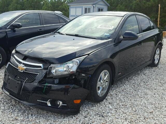 1G1PF5SC2C7363924 - 2012 CHEVROLET CRUZE BLACK photo 2