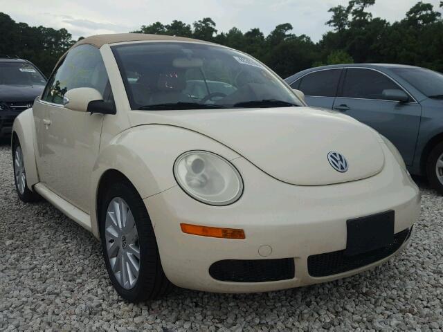 3VWRF31Y08M401226 - 2008 VOLKSWAGEN NEW BEETLE 奶油色 照片 1