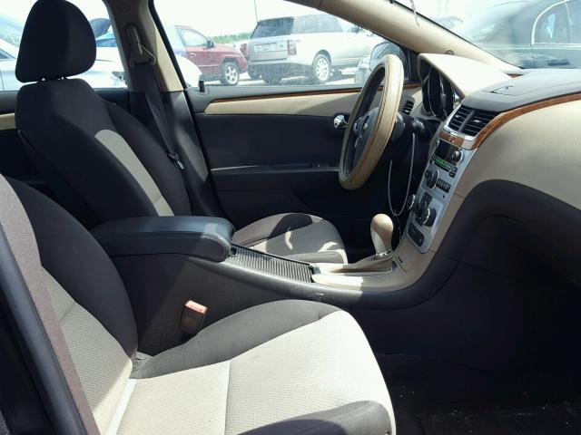 1G1ZC5EB4AF246675 - 2010 CHEVROLET MALIBU 1LT შავი ფოტო 5