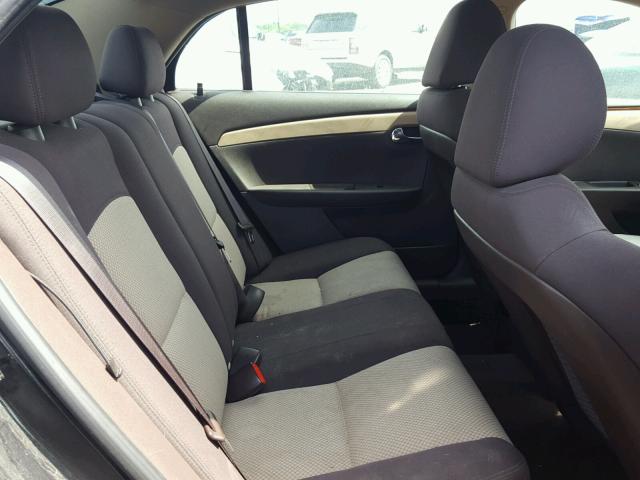 1G1ZC5EB4AF246675 - 2010 CHEVROLET MALIBU 1LT შავი ფოტო 6