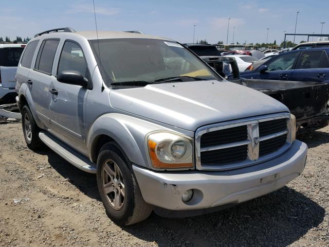 1D4HD48D54F216597 - 2004 DODGE DURANGO SL SILVER photo 1