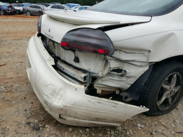 1G2WP52K33F158100 - 2003 PONTIAC GRAND PRIX WHITE photo 9