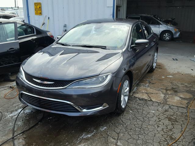 1C3CCCAB8FN611271 - 2015 CHRYSLER 200 LIMITE GRAY photo 2