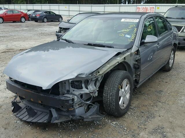 2G1WT58K079398310 - 2007 CHEVROLET IMPALA LT BLUE photo 2