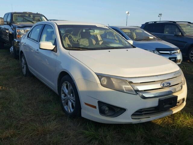 3FAHP0HA6CR150538 - 2012 FORD FUSION WHITE photo 1