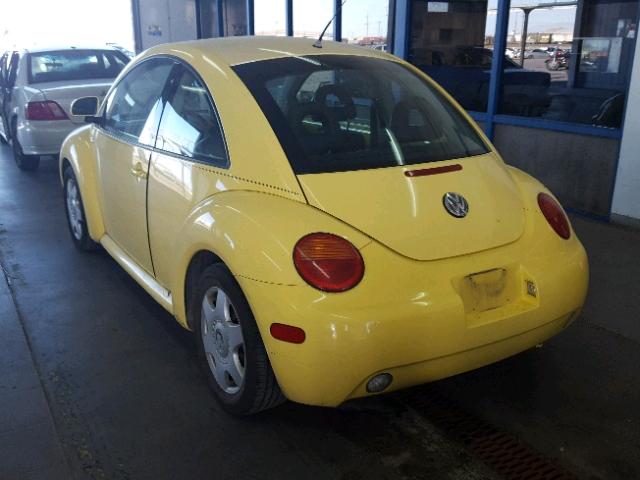 3VWCF21C6YM424482 - 2000 VOLKSWAGEN NEW BEETLE ყვითელი ფოტო 3