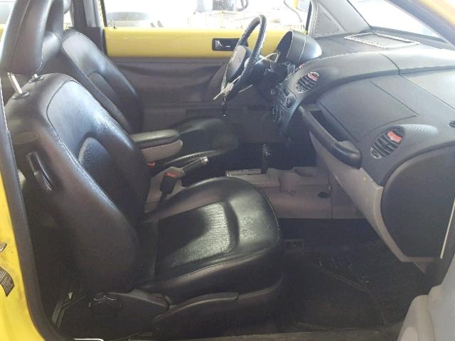 3VWCF21C6YM424482 - 2000 VOLKSWAGEN NEW BEETLE ყვითელი ფოტო 5