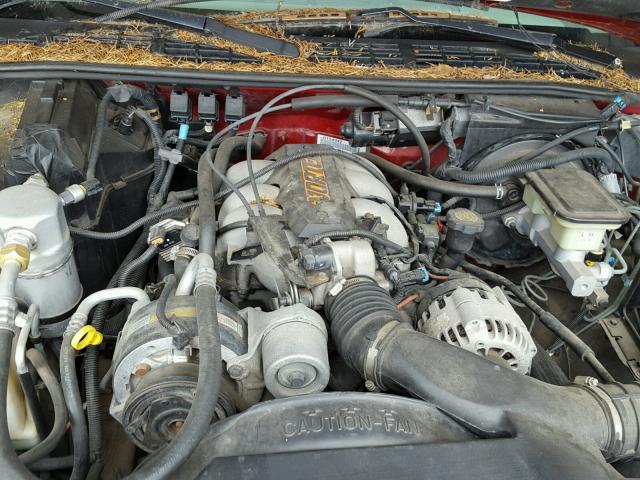 1GKDT13W1S2541231 - 1995 GMC JIMMY Червоний фото 7