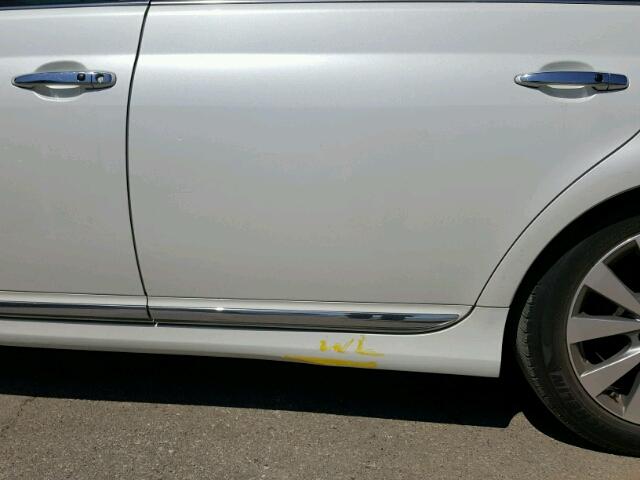 4T1BK3DB4BU387207 - 2011 TOYOTA AVALON BAS WHITE photo 9