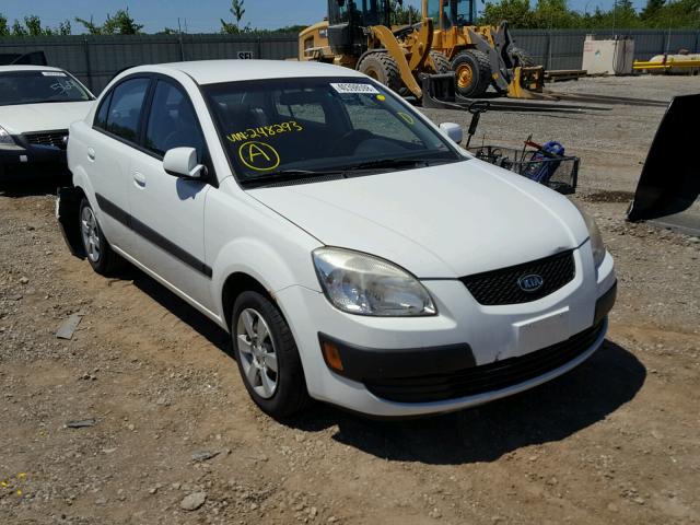 KNADE123176248293 - 2007 KIA RIO BASE WHITE photo 1