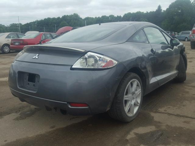 4A3AK34T26E018545 - 2006 MITSUBISHI ECLIPSE GT GRAY photo 4