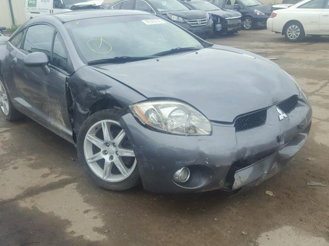 4A3AK34T26E018545 - 2006 MITSUBISHI ECLIPSE GT GRAY photo 9