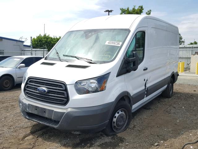 1FTYR2CV8JKA15587 - 2018 FORD TRANSIT T- WHITE photo 2