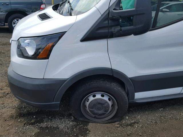 1FTYR2CV8JKA15587 - 2018 FORD TRANSIT T- WHITE photo 9