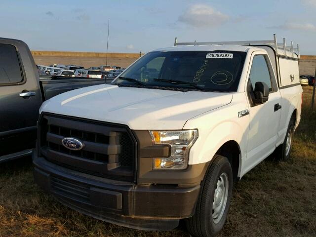 1FTMF1C82GKF88327 - 2016 FORD F150 WHITE photo 2