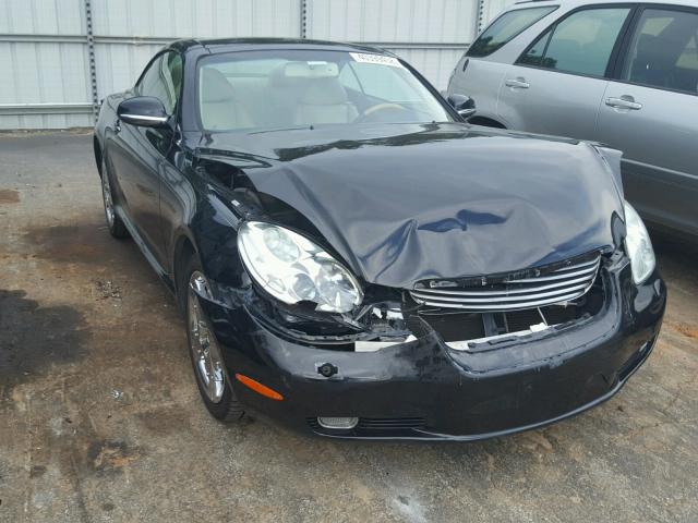 JTHFN48Y020020571 - 2002 LEXUS SC 430 BLACK photo 1