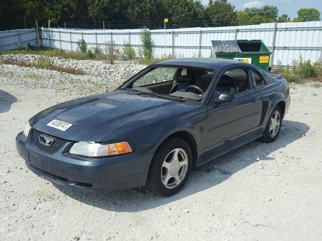 1FAFP4045XF173283 - 1999 FORD MUSTANG GREEN photo 2