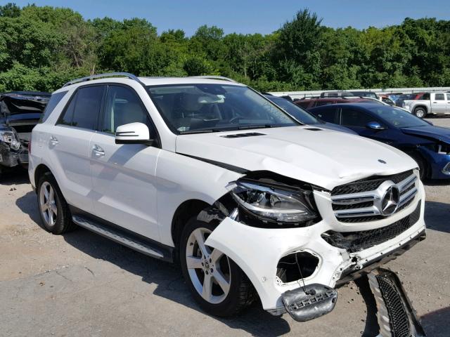 4JGDA5HB9HA956693 - 2017 MERCEDES-BENZ GLE 350 4M WHITE photo 1