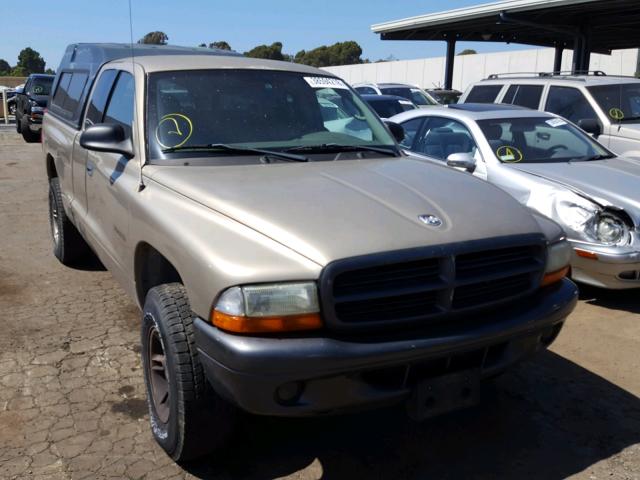 1B7GG12X42S526116 - 2002 DODGE DAKOTA BAS TAN photo 1