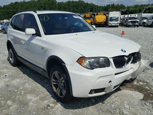 WBXPA93446WG81466 - 2006 BMW X3 WHITE photo 1