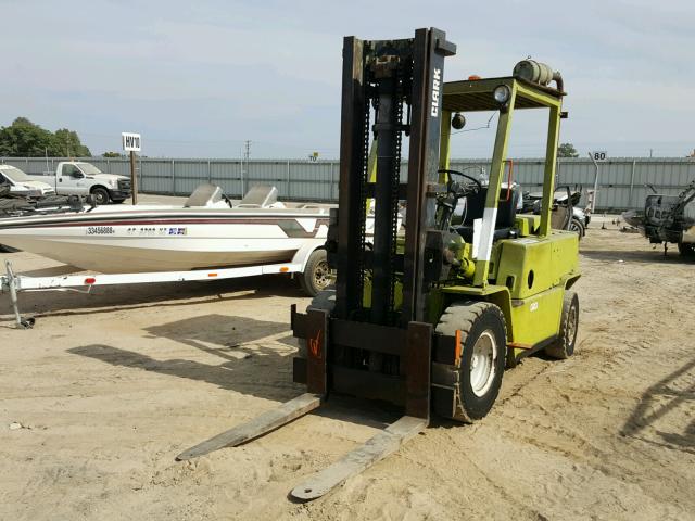 Y6850044245 - 1990 CLARK FORKLIFT FORKLIFT GREEN photo 2