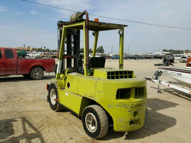 Y6850044245 - 1990 CLARK FORKLIFT FORKLIFT GREEN photo 3