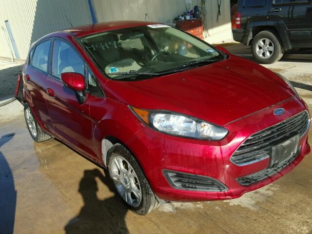 3FADP4EJ7EM156939 - 2014 FORD FIESTA SE RED photo 1