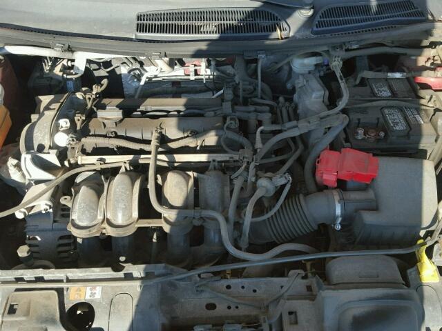 3FADP4EJ7EM156939 - 2014 FORD FIESTA SE RED photo 7