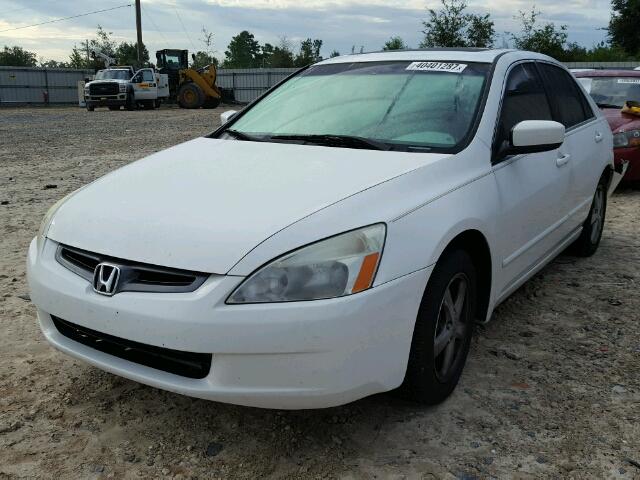 1HGCM56855A078417 - 2005 HONDA ACCORD EX WHITE photo 2