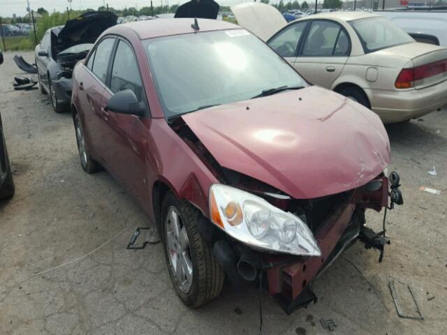 1G2ZH57N784218167 - 2008 PONTIAC G6 RED photo 1